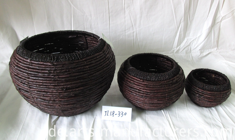 weben blumenkorb weaving flower basket